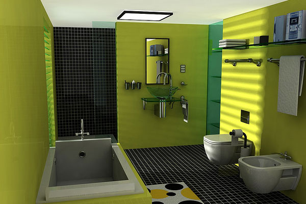Как сделать дизайн ванной комнаты самому. - 